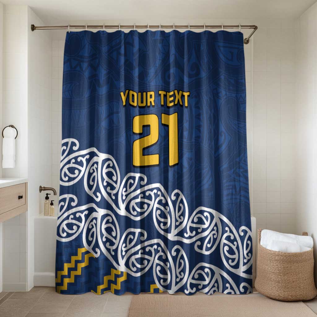 New Zealand Rugby Pacific Custom Bathroom Set Kahupeka Maori Kowhaiwhai Pattern - Polynesian Pride