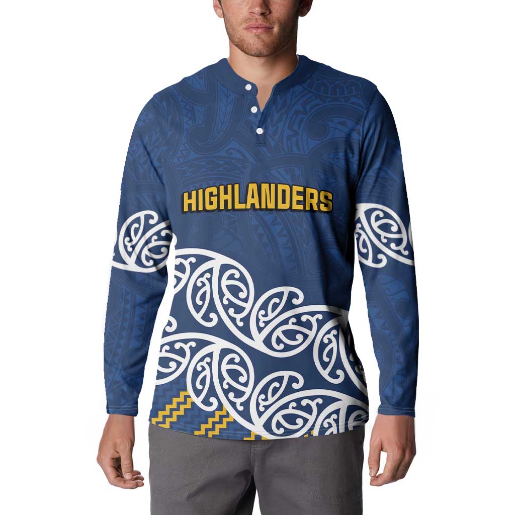 New Zealand Rugby Pacific Custom Button Sweatshirt Kahupeka Maori Kowhaiwhai Pattern