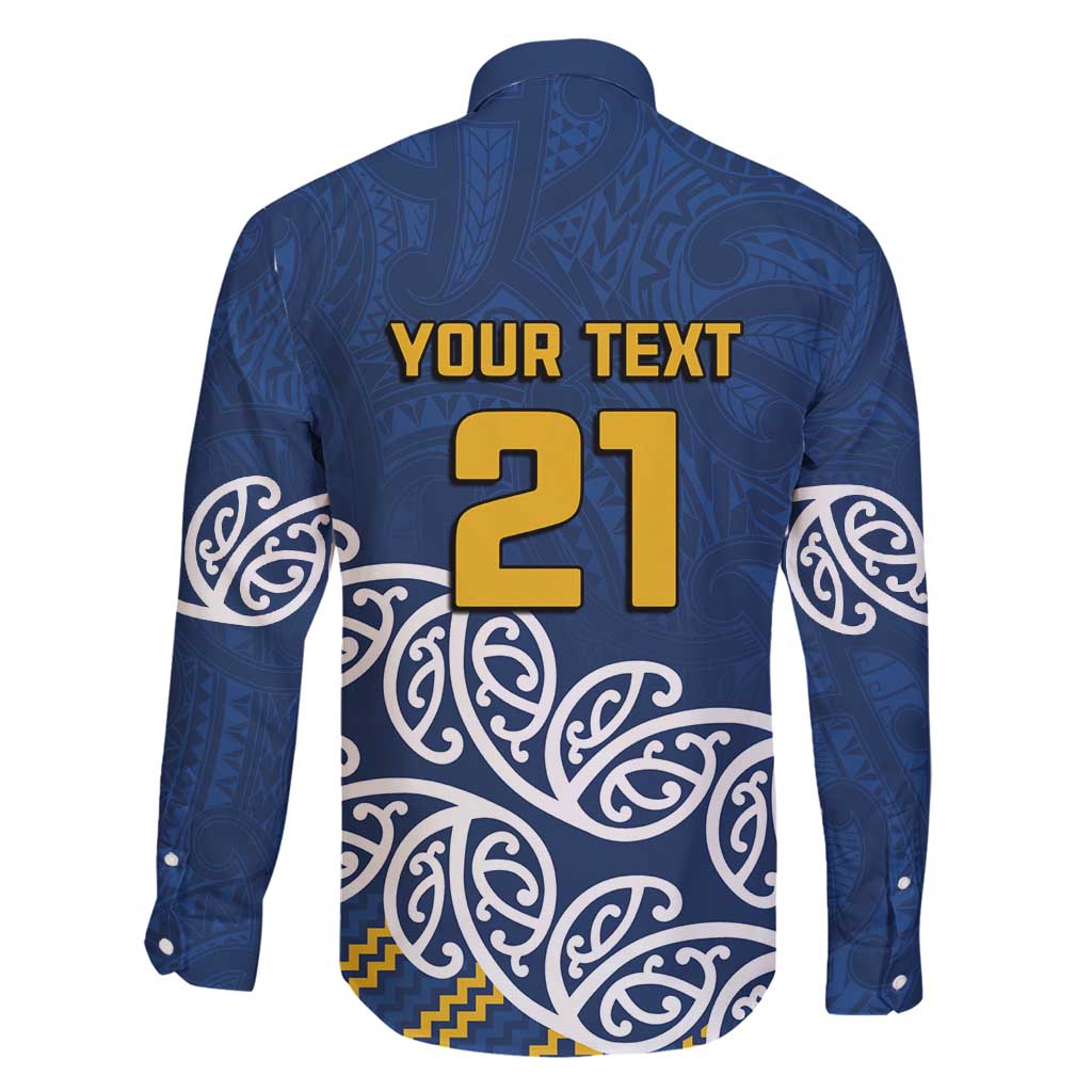 New Zealand Rugby Pacific Custom Family Matching Long Sleeve Bodycon Dress and Hawaiian Shirt Kahupeka Maori Kowhaiwhai Pattern
