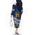 New Zealand Rugby Pacific Custom Family Matching Off The Shoulder Long Sleeve Dress and Hawaiian Shirt Kahupeka Maori Kowhaiwhai Pattern