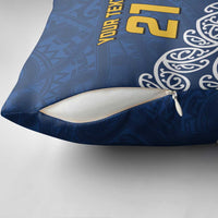 New Zealand Rugby Pacific Custom Pillow Cover Kahupeka Maori Kowhaiwhai Pattern - Polynesian Pride