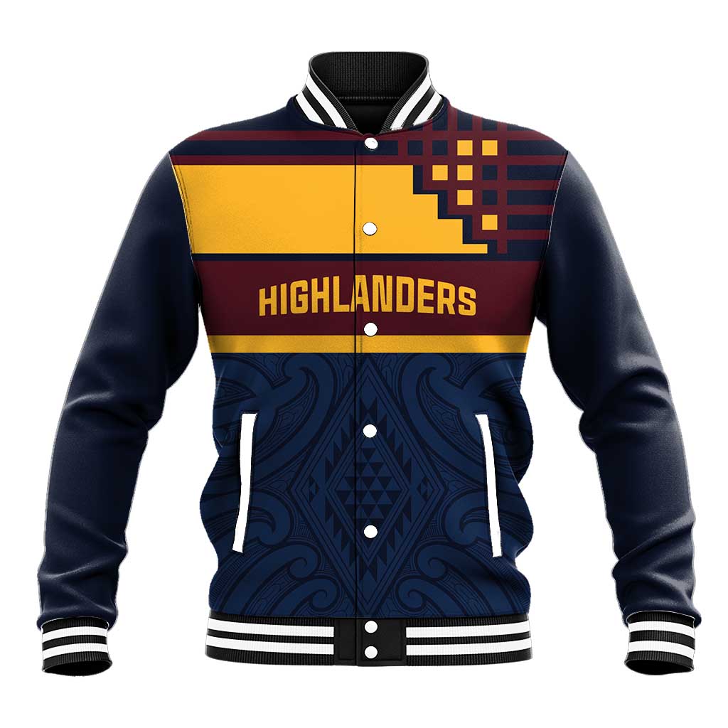 New Zealand Rugby Pacific Custom Baseball Jacket Kahupeka Retro 2025 Taniko Motif