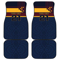 New Zealand Rugby Pacific Custom Car Mats Kahupeka Retro 2025 Taniko Motif LT9 - Polynesian Pride