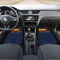 New Zealand Rugby Pacific Custom Car Mats Kahupeka Retro 2025 Taniko Motif LT9 Set 2pcs - Front Blue - Polynesian Pride