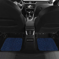 New Zealand Rugby Pacific Custom Car Mats Kahupeka Retro 2025 Taniko Motif LT9 Set 2pcs - Back Blue - Polynesian Pride