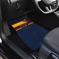 New Zealand Rugby Pacific Custom Car Mats Kahupeka Retro 2025 Taniko Motif LT9 - Polynesian Pride
