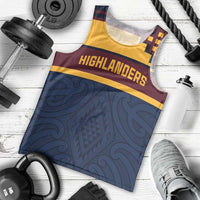 New Zealand Rugby Pacific Custom Men Tank Top Kahupeka Retro 2025 Taniko Motif