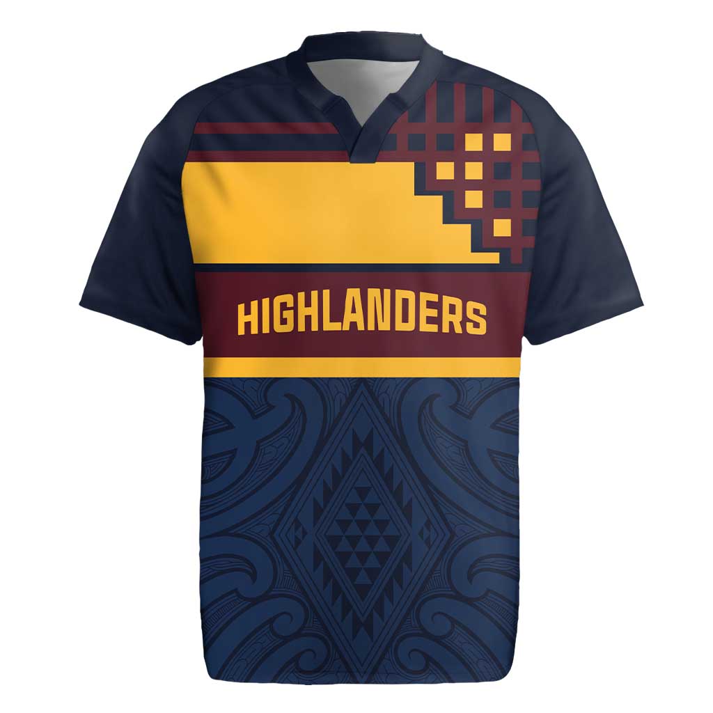 New Zealand Rugby Pacific Custom Rugby Jersey Kahupeka Retro 2025 Taniko Motif LT9 Blue - Polynesian Pride