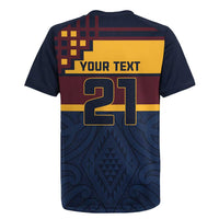 New Zealand Rugby Pacific Custom Rugby Jersey Kahupeka Retro 2025 Taniko Motif LT9 - Polynesian Pride