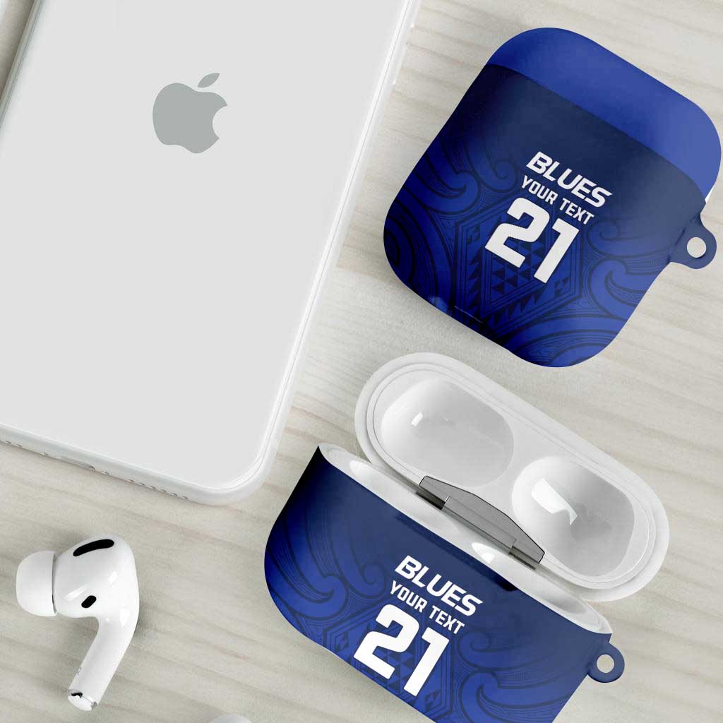 New Zealand Rugby Pacific Custom AirPods Case Kahurangi Auckland All Blue - Polynesian Pride