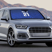 New Zealand Rugby Pacific Custom Auto Sun Shade Kahurangi Auckland All Blue - Polynesian Pride