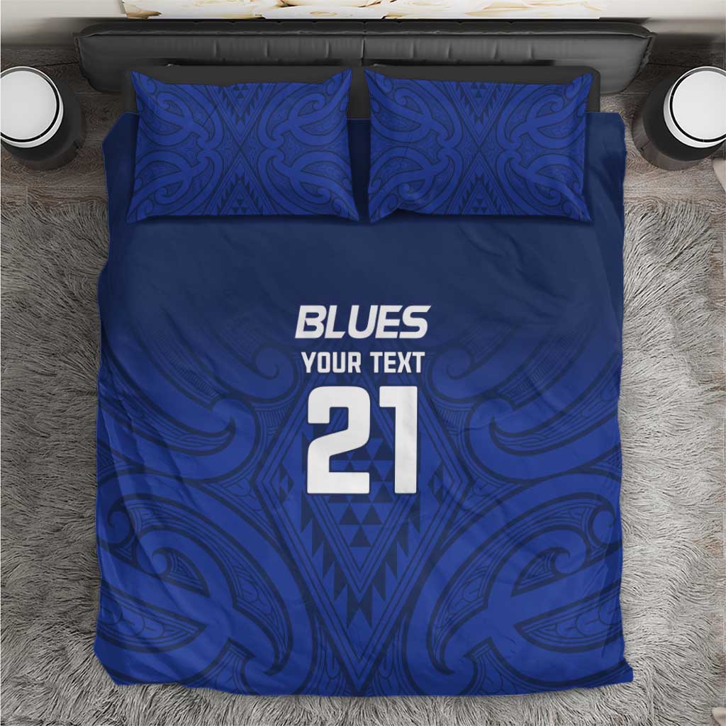 New Zealand Rugby Pacific Custom Bedding Set Kahurangi Auckland All Blue