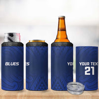 New Zealand Rugby Pacific Custom 4 in 1 Can Cooler Tumbler Kahurangi Auckland All Blue