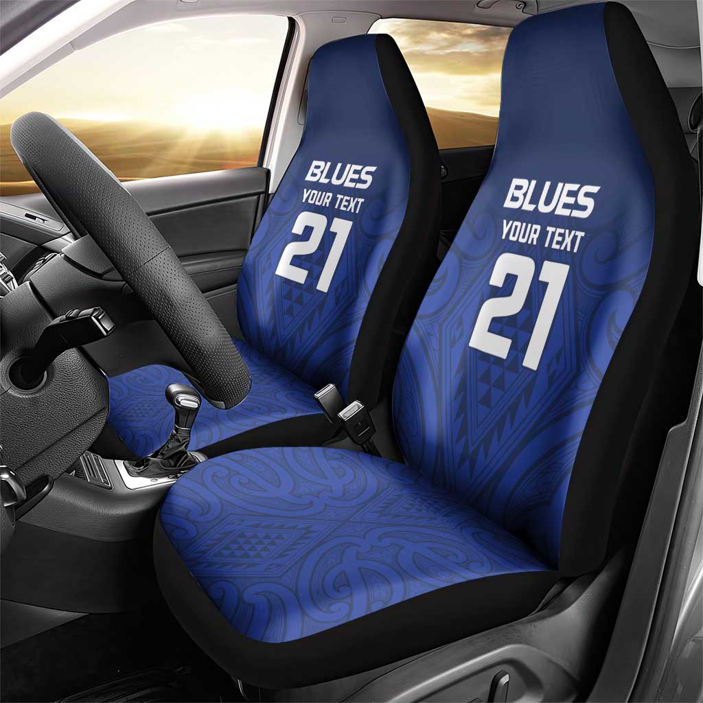 New Zealand Rugby Pacific Custom Car Seat Cover Kahurangi Auckland All Blue LT9 - Polynesian Pride