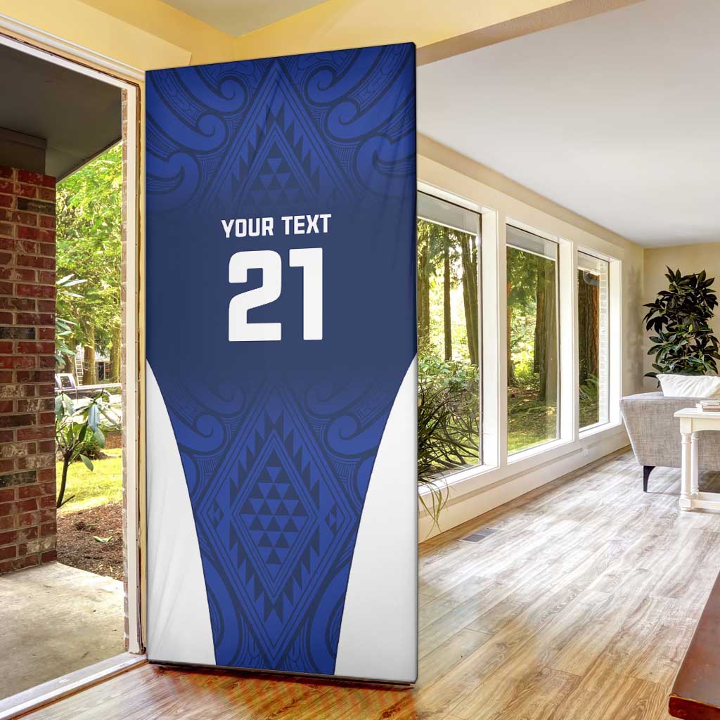 New Zealand Rugby Pacific Custom Door Cover Kahurangi Auckland All Blue - Polynesian Pride
