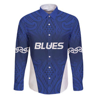 New Zealand Rugby Pacific Custom Family Matching Off Shoulder Short Dress and Hawaiian Shirt Kahurangi Auckland All Blue