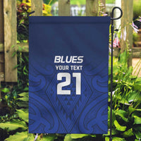 New Zealand Rugby Pacific Custom Garden Flag Kahurangi Auckland All Blue