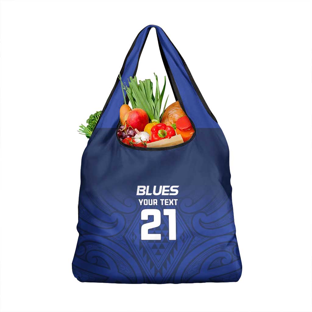 New Zealand Rugby Pacific Custom Grocery Bag Kahurangi Auckland All Blue