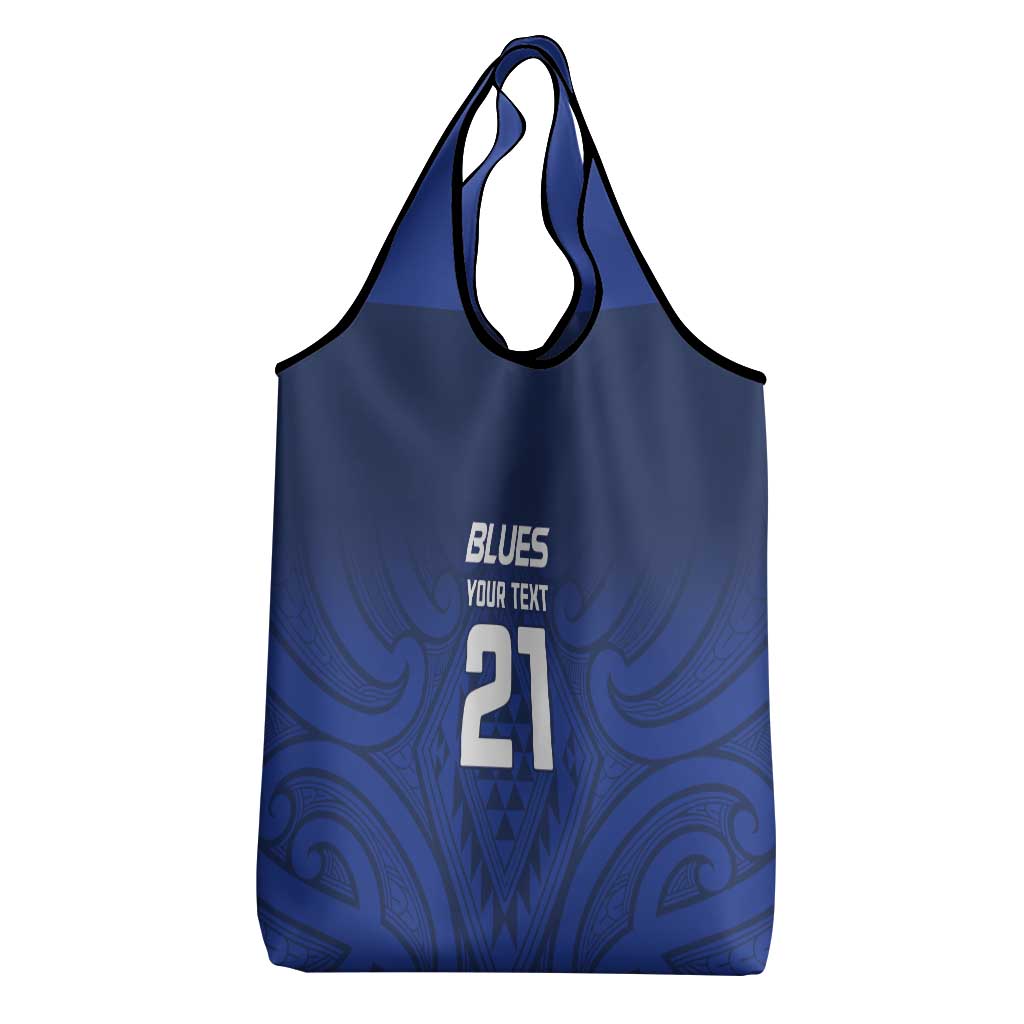 New Zealand Rugby Pacific Custom Grocery Bag Kahurangi Auckland All Blue LT9 - Polynesian Pride