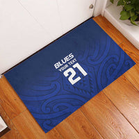 New Zealand Rugby Pacific Custom Rubber Doormat Kahurangi Auckland All Blue