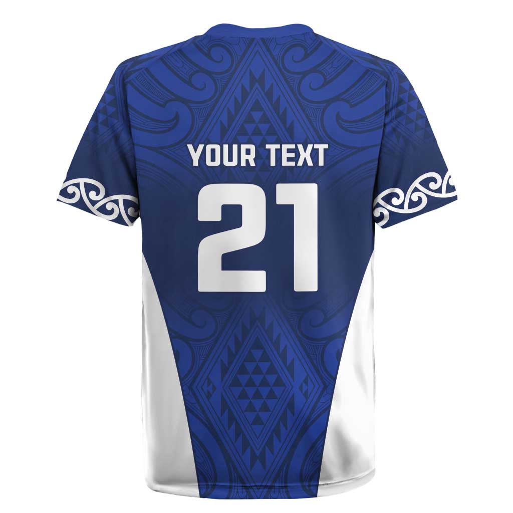 New Zealand Rugby Pacific Custom Rugby Jersey Kahurangi Auckland All Blue LT9 - Polynesian Pride
