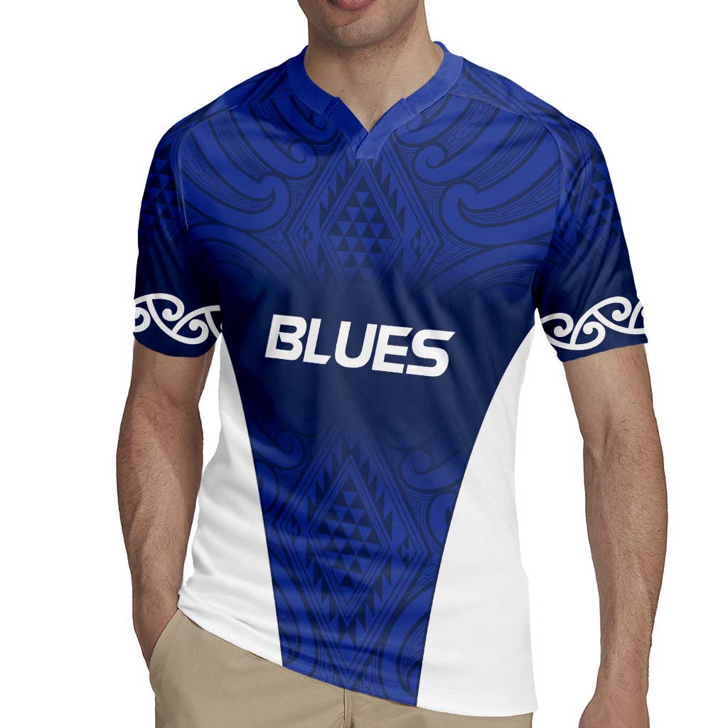 New Zealand Rugby Pacific Custom Rugby Jersey Kahurangi Auckland All Blue LT9 - Polynesian Pride