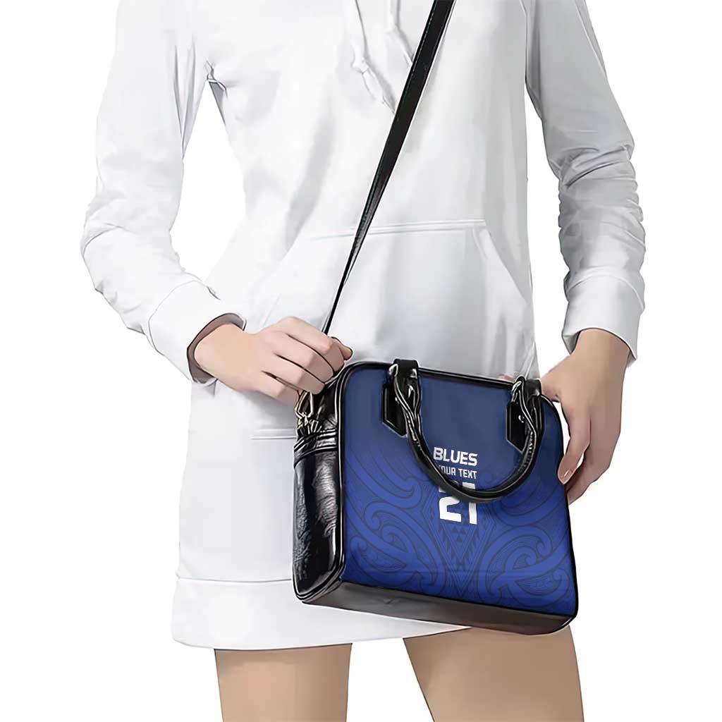 New Zealand Rugby Pacific Custom Shoulder Handbag Kahurangi Auckland All Blue