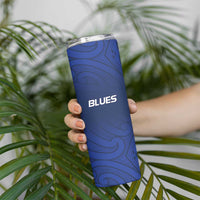 New Zealand Rugby Pacific Custom Skinny Tumbler Kahurangi Auckland All Blue LT9 - Polynesian Pride