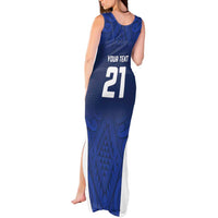 New Zealand Rugby Pacific Custom Tank Maxi Dress Kahurangi Auckland All Blue