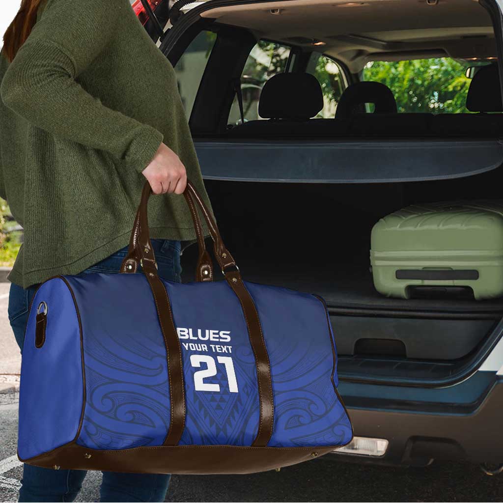 New Zealand Rugby Pacific Custom Travel Bag Kahurangi Auckland All Blue - Polynesian Pride
