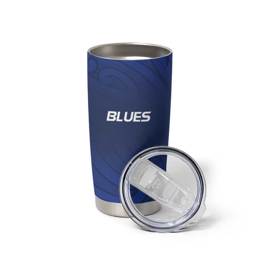 New Zealand Rugby Pacific Custom Tumbler Cup Kahurangi Auckland All Blue LT9 - Polynesian Pride