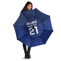 New Zealand Rugby Pacific Custom Umbrella Kahurangi Auckland All Blue - Polynesian Pride