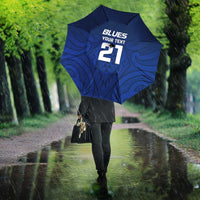New Zealand Rugby Pacific Custom Umbrella Kahurangi Auckland All Blue - Polynesian Pride