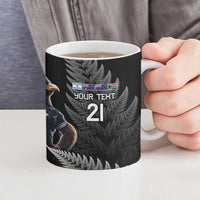 New Zealand Rugby Custom Ceramic Mug Glory Be To Black Silver-fern - Polynesian Pride