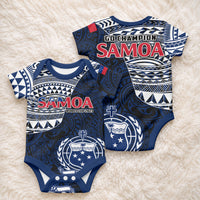 Samoa Rugby Baby Onesie Proud Samoa World Cup 2023 LT9 - Polynesian Pride