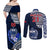 Custom Samoa Rugby Couples Matching Off Shoulder Maxi Dress and Long Sleeve Button Shirts Proud Samoa World Cup 2023 LT9 - Polynesian Pride