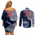 Custom Samoa Rugby Couples Matching Off Shoulder Short Dress and Long Sleeve Button Shirts Proud Samoa World Cup 2023 LT9 - Polynesian Pride