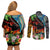 Personalised Hawaii Strong Maui Wildfire Couples Matching Off Shoulder Short Dress and Long Sleeve Button Shirts Pray For Lahaina Maui LT9 - Polynesian Pride