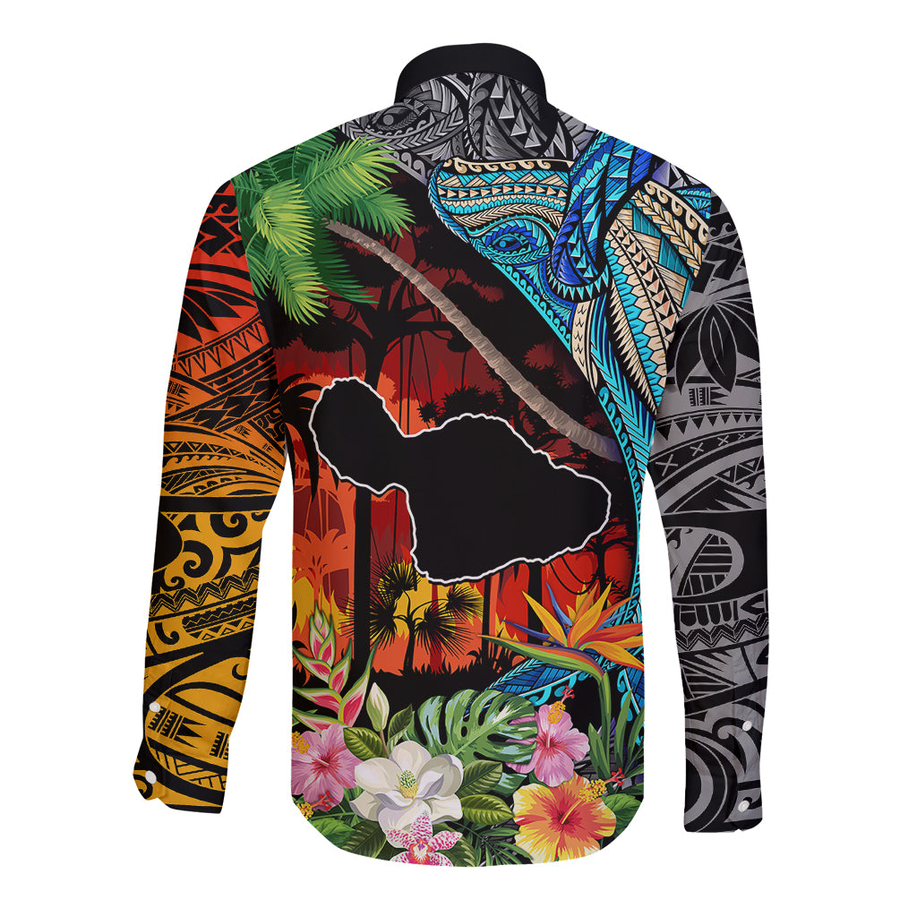 Personalised Hawaii Strong Maui Wildfire Long Sleeve Button Shirt Pray For Lahaina Maui LT9 - Polynesian Pride