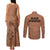 Hawaii Strong Maui Wildfire Couples Matching Tank Maxi Dress and Long Sleeve Button Shirts No1 LT9 - Polynesian Pride
