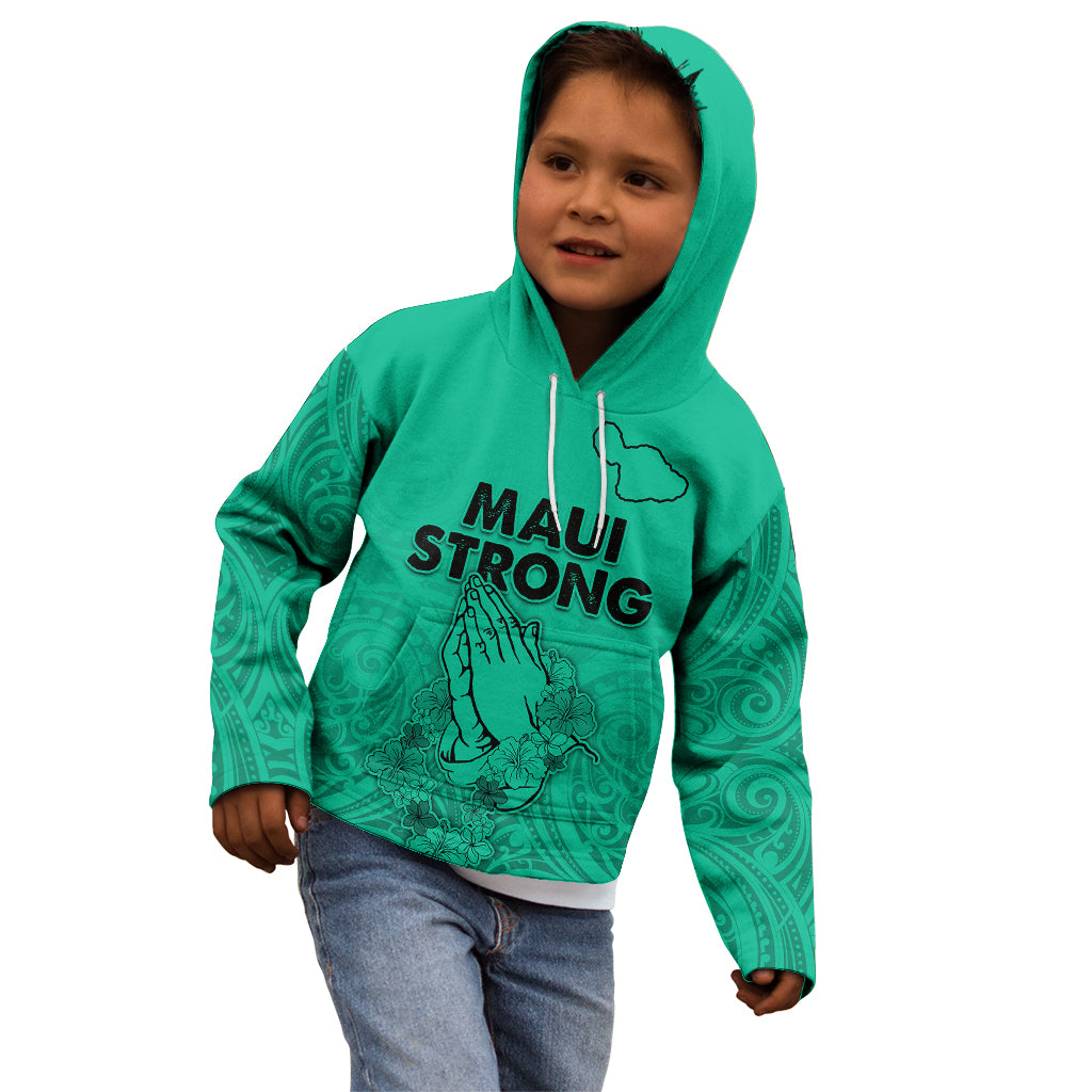 Hawaii Strong Maui Wildfire Kid Hoodie No2 LT9 - Polynesian Pride