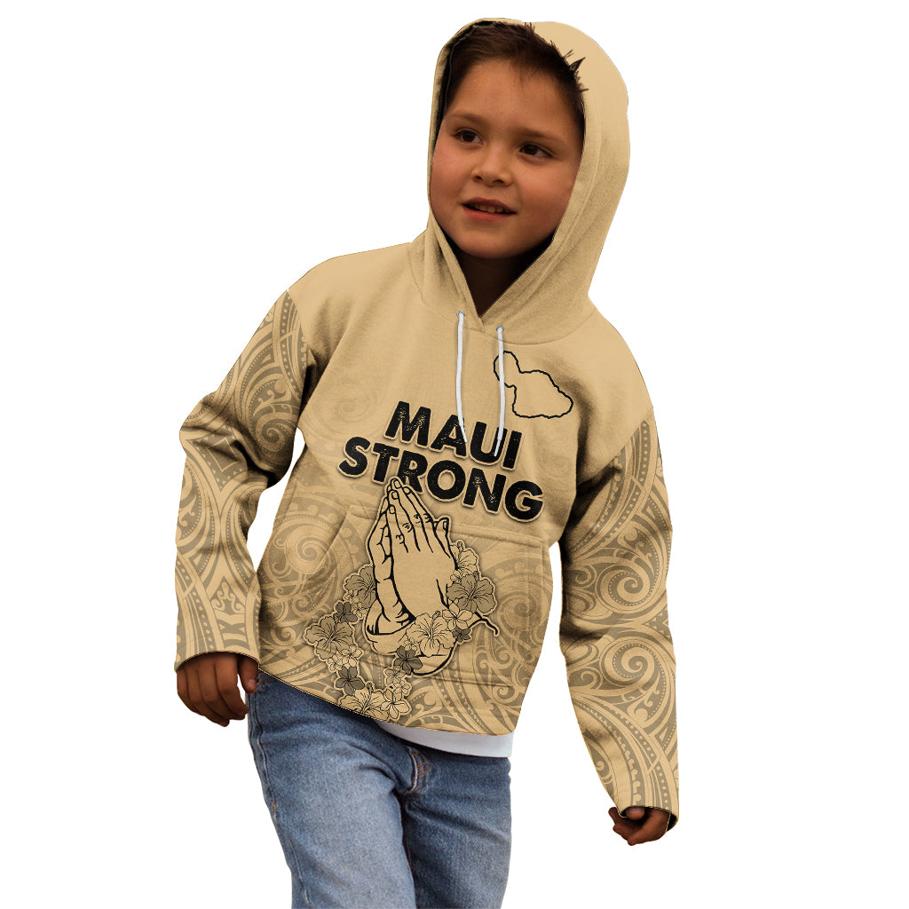 Hawaii Strong Maui Wildfire Kid Hoodie No3 LT9 - Polynesian Pride
