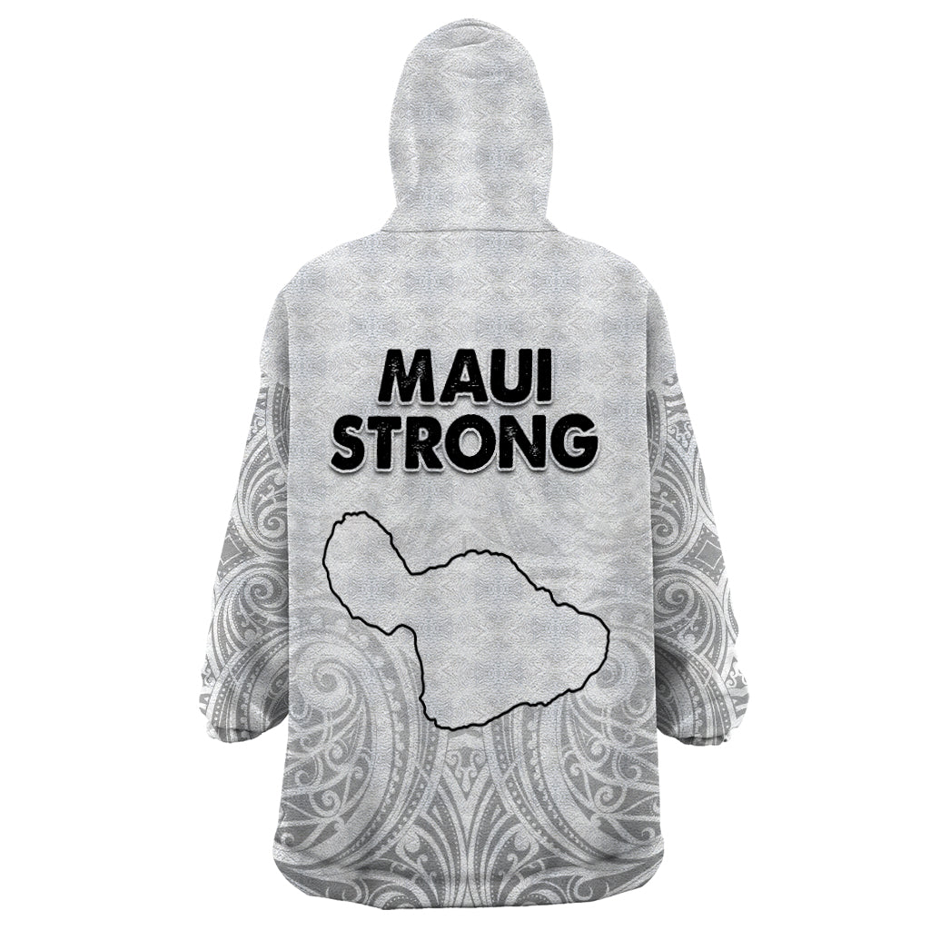 Hawaii Strong Maui Wildfire Wearable Blanket Hoodie No4 LT9 - Polynesian Pride