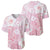 Japan Sakura Floral with Polynesian Vibe Baseball Jersey