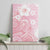 Japan Sakura Floral with Polynesian Vibe Canvas Wall Art