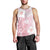 Japan Sakura Floral with Polynesian Vibe Men Tank Top