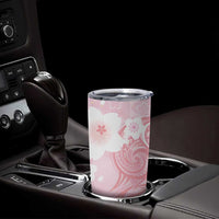 Japan Sakura Floral with Polynesian Vibe Tumbler Cup