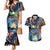 Marshall Islands Kwajalein Atoll Couples Matching Mermaid Dress and Hawaiian Shirt Plumeria Sea Turtle with Polynesian Tribal