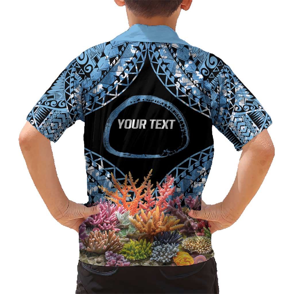 Personalised Nukuoro Micronesia Atoll Hawaiian Shirt with Pacific Coral Reef LT9 - Polynesian Pride