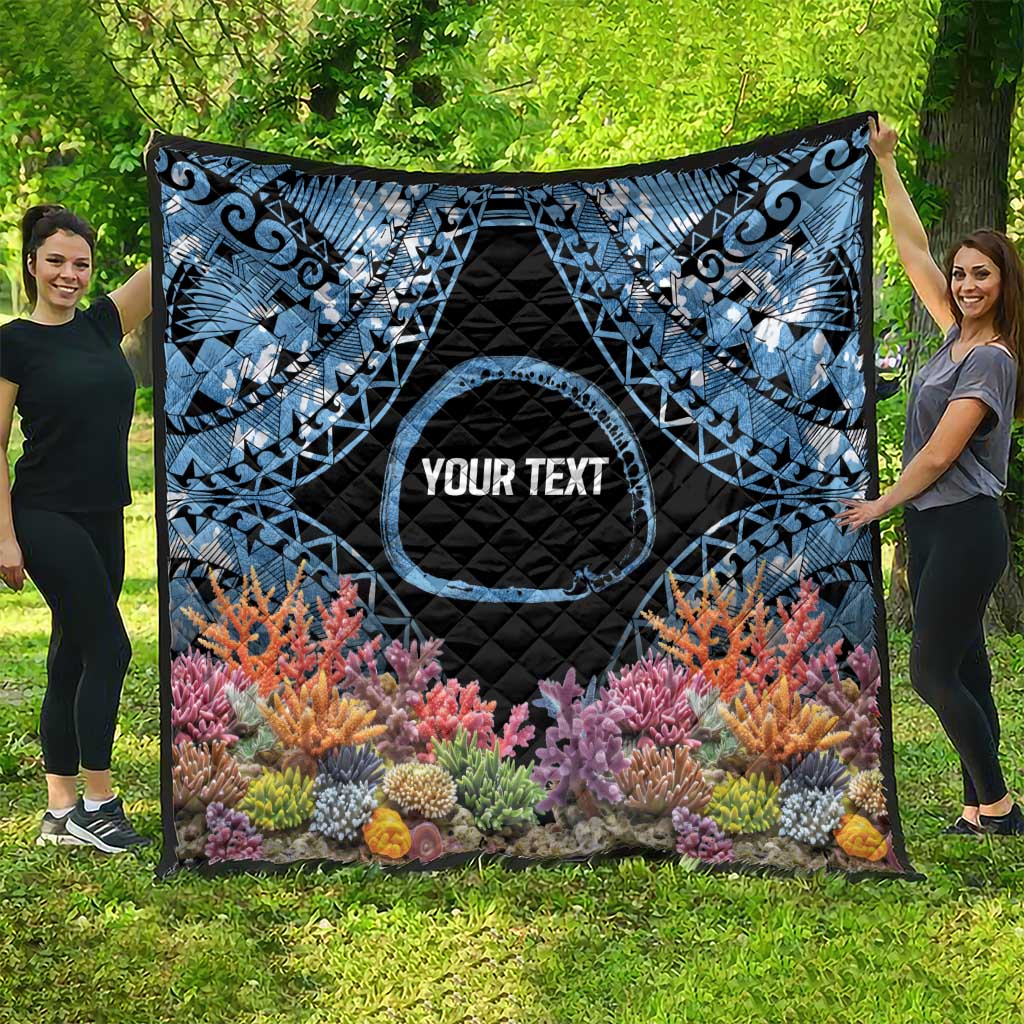 Personalised Nukuoro Micronesia Atoll Quilt with Pacific Coral Reef LT9 - Polynesian Pride